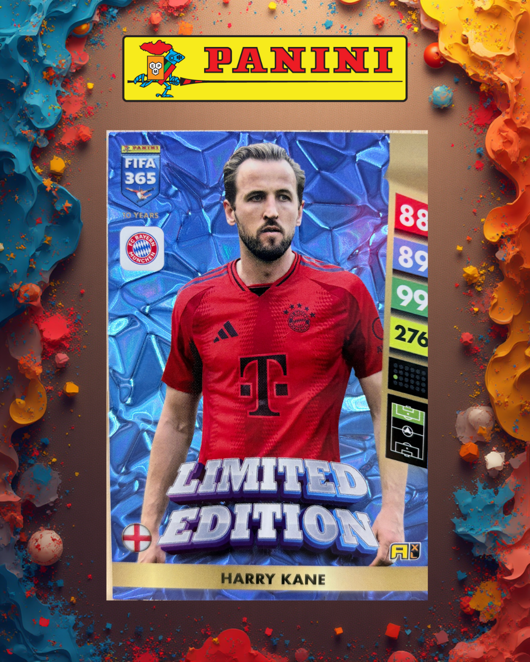 Panini Fifa 365 Harry Kane Limited Edition Kart