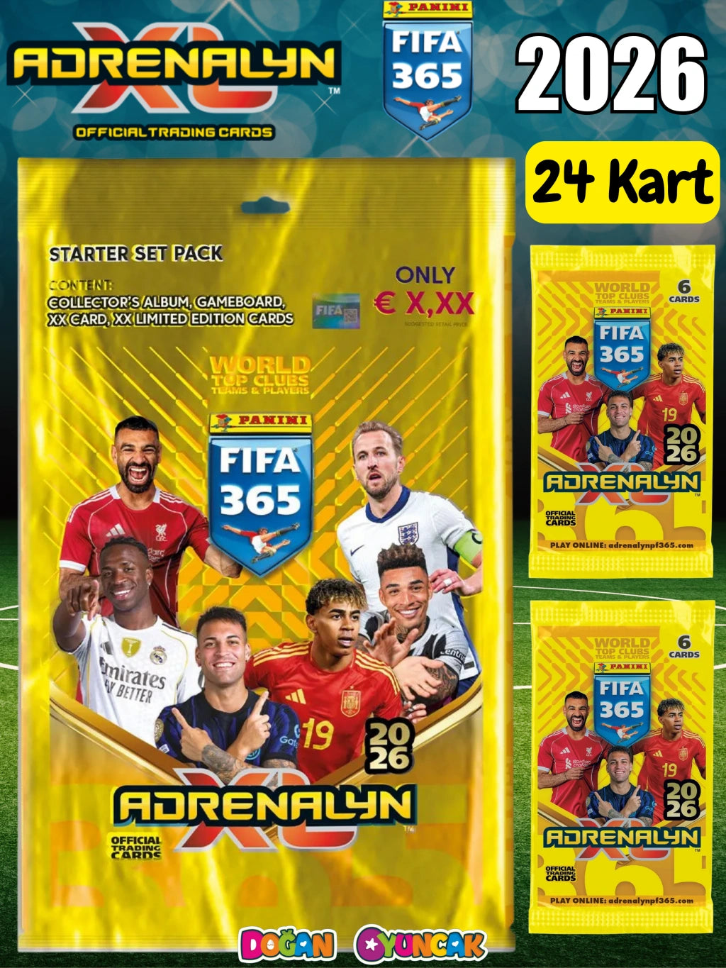 Panini Adrenalyn Fifa 365 2026 Başlangıç Seti